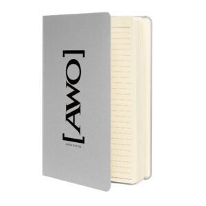 Hardcover bound notebook