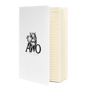 Hardcover bound notebook